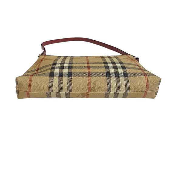 BURBERRY Nova Check Pvc Leather Handbag Shoulder Bag 💼 - Picture 13 of 17